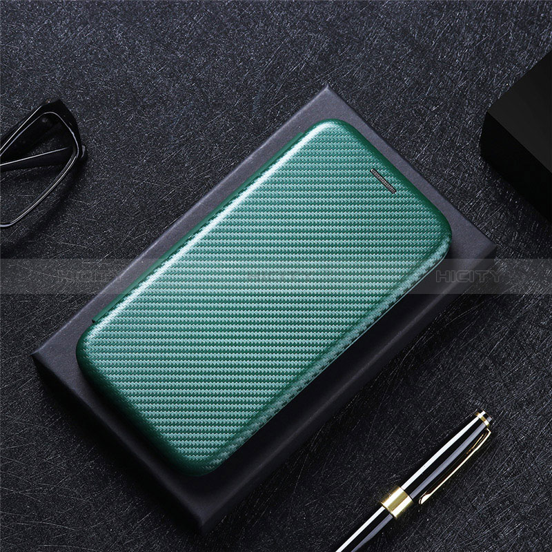 Funda de Cuero Cartera con Soporte Carcasa L04Z para Oppo Find X7 5G Verde