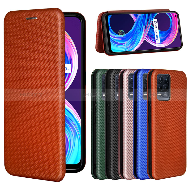 Funda de Cuero Cartera con Soporte Carcasa L04Z para Realme 8 4G