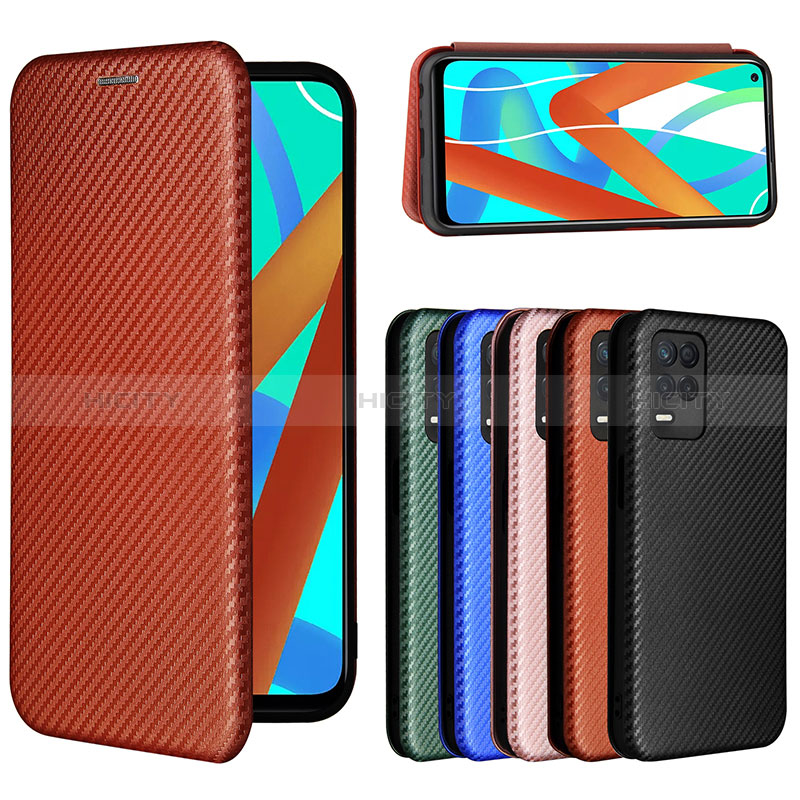 Funda de Cuero Cartera con Soporte Carcasa L04Z para Realme 8 5G