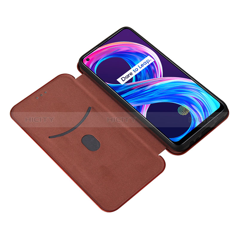 Funda de Cuero Cartera con Soporte Carcasa L04Z para Realme 8 Pro