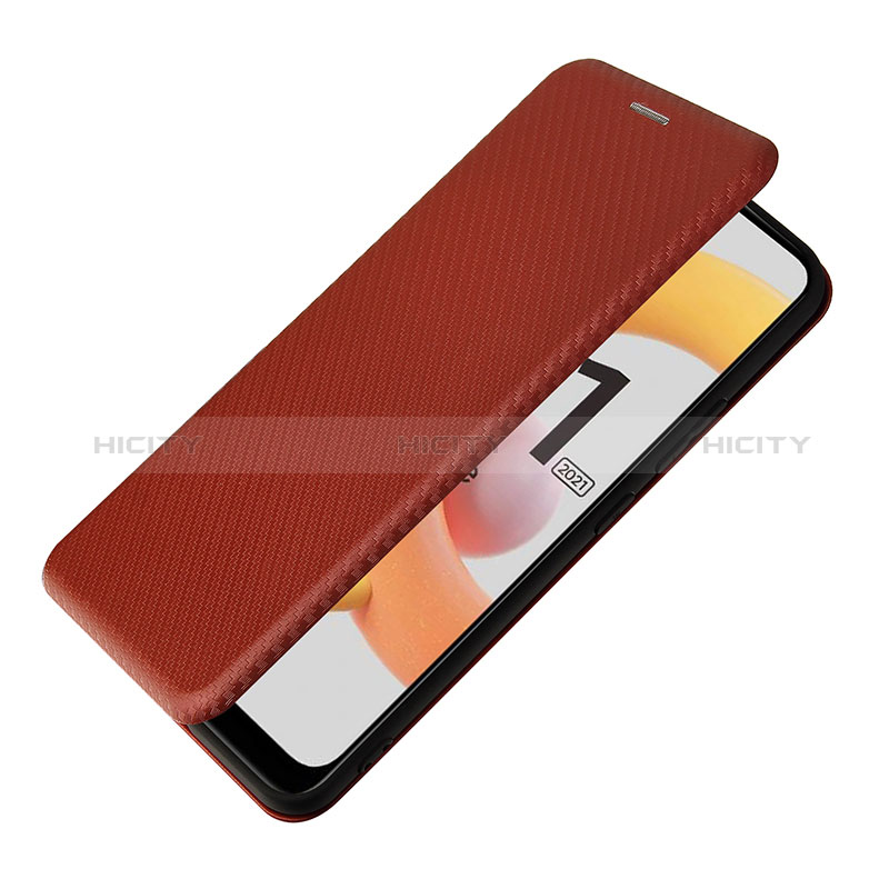 Funda de Cuero Cartera con Soporte Carcasa L04Z para Realme C11 (2021)