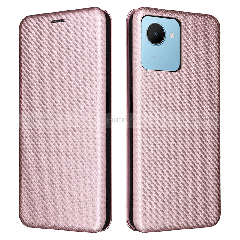 Funda de Cuero Cartera con Soporte Carcasa L04Z para Realme C30s