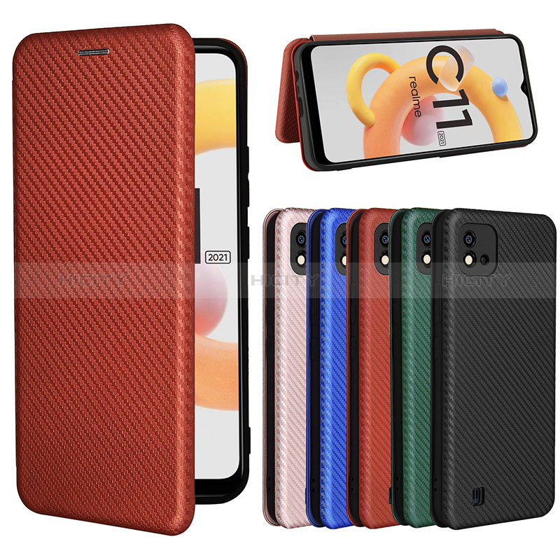 Funda de Cuero Cartera con Soporte Carcasa L04Z para Realme Narzo 50i