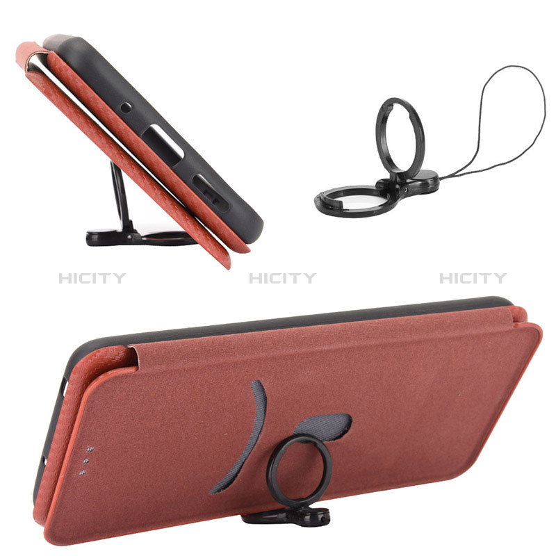 Funda de Cuero Cartera con Soporte Carcasa L04Z para Realme Q2i 5G