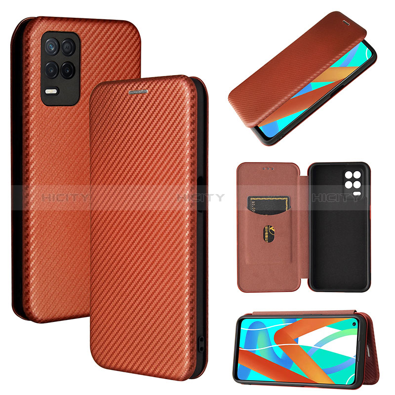 Funda de Cuero Cartera con Soporte Carcasa L04Z para Realme Q3i 5G