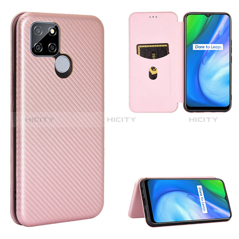 Funda de Cuero Cartera con Soporte Carcasa L04Z para Realme V3 5G