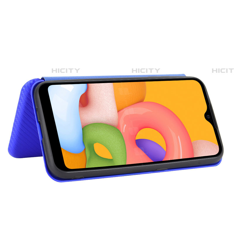 Funda de Cuero Cartera con Soporte Carcasa L04Z para Samsung Galaxy A01 SM-A015