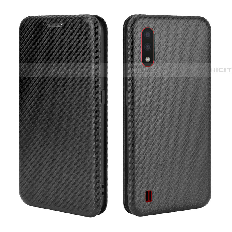 Funda de Cuero Cartera con Soporte Carcasa L04Z para Samsung Galaxy A01 SM-A015