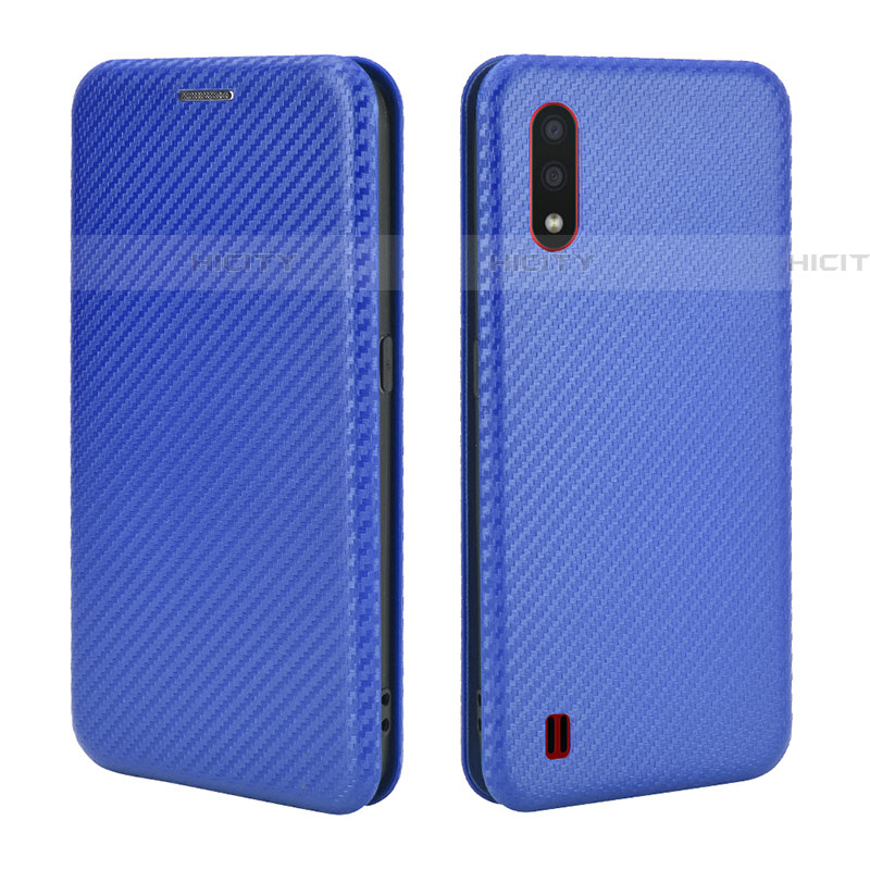 Funda de Cuero Cartera con Soporte Carcasa L04Z para Samsung Galaxy A01 SM-A015