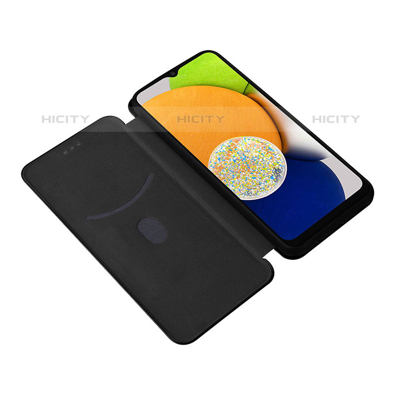 Funda de Cuero Cartera con Soporte Carcasa L04Z para Samsung Galaxy A03