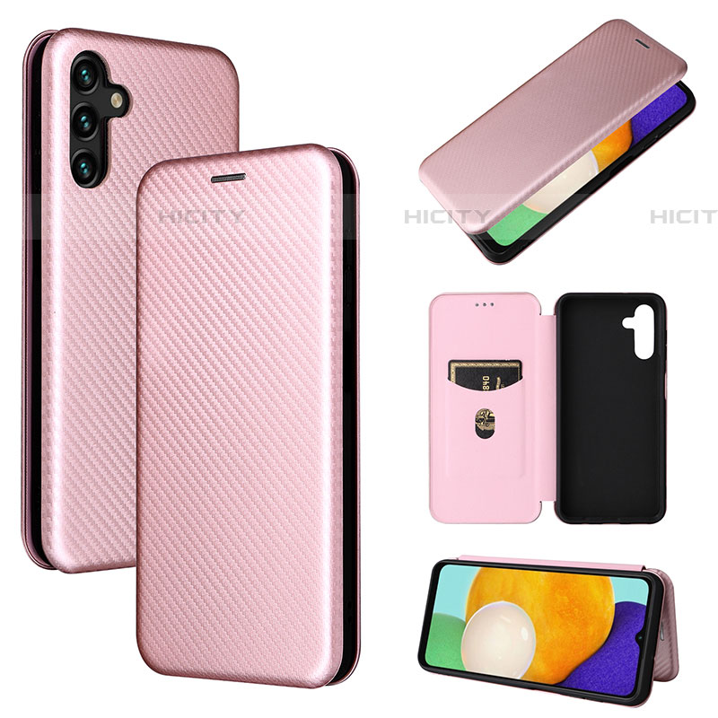 Funda de Cuero Cartera con Soporte Carcasa L04Z para Samsung Galaxy A04s