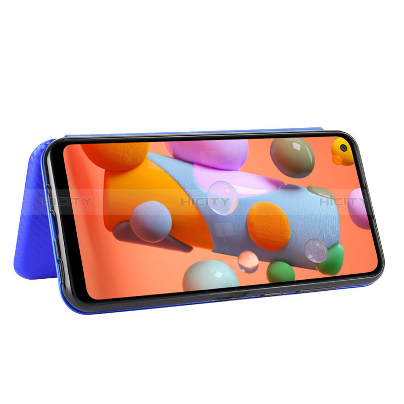 Funda de Cuero Cartera con Soporte Carcasa L04Z para Samsung Galaxy A11