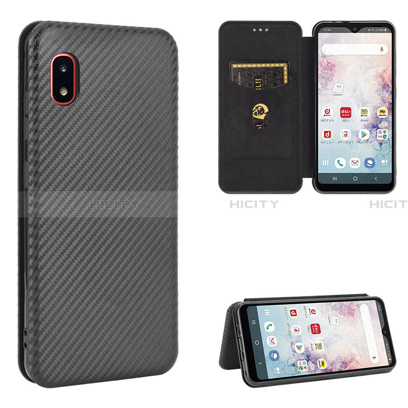 Funda de Cuero Cartera con Soporte Carcasa L04Z para Samsung Galaxy A20 SC-02M SCV46