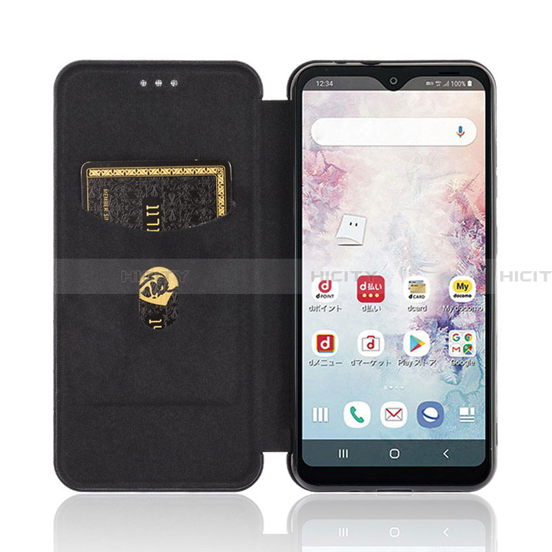 Funda de Cuero Cartera con Soporte Carcasa L04Z para Samsung Galaxy A20 SC-02M SCV46