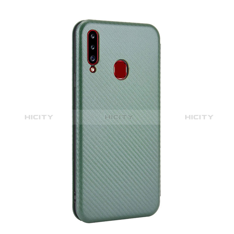 Funda de Cuero Cartera con Soporte Carcasa L04Z para Samsung Galaxy A20s