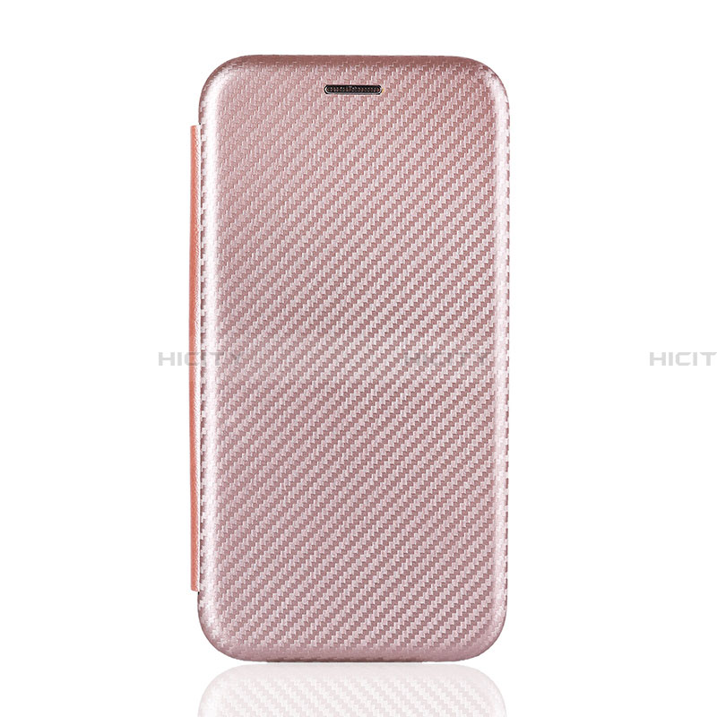 Funda de Cuero Cartera con Soporte Carcasa L04Z para Samsung Galaxy A21 SC-42A Oro Rosa