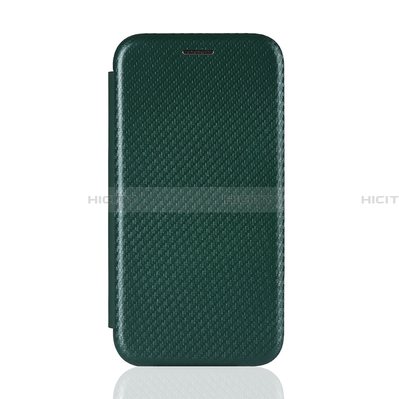 Funda de Cuero Cartera con Soporte Carcasa L04Z para Samsung Galaxy A21 SC-42A Verde