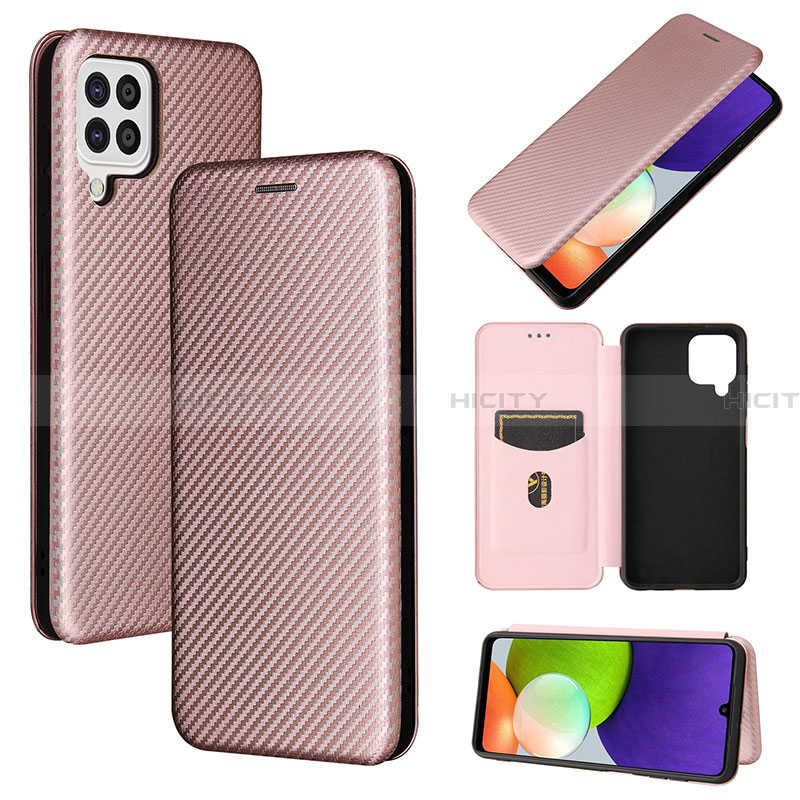 Funda de Cuero Cartera con Soporte Carcasa L04Z para Samsung Galaxy A22 4G