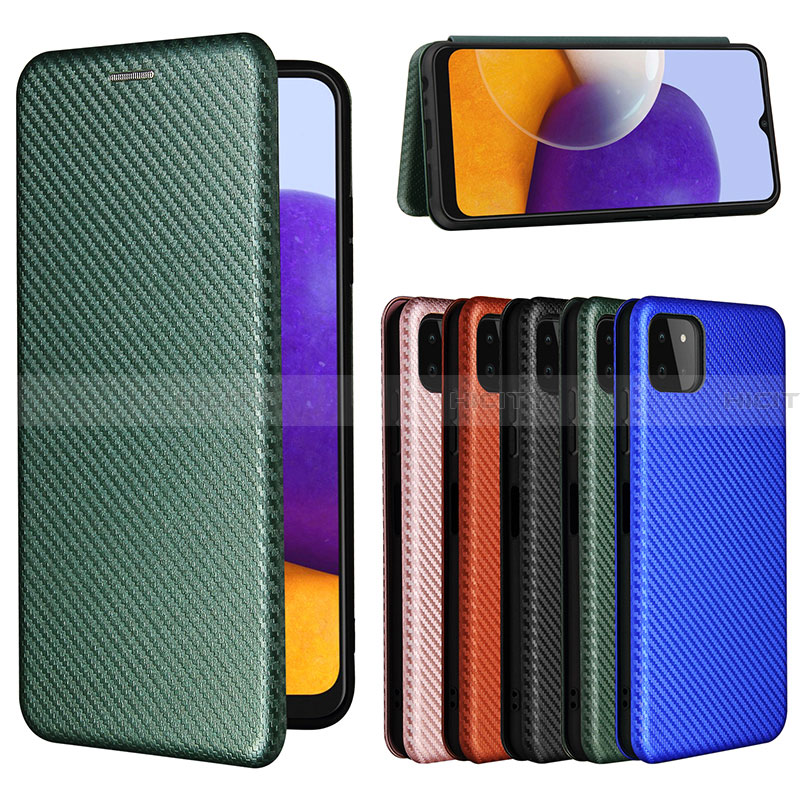 Funda de Cuero Cartera con Soporte Carcasa L04Z para Samsung Galaxy A22 5G