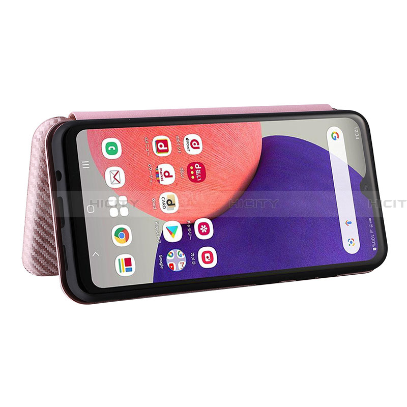 Funda de Cuero Cartera con Soporte Carcasa L04Z para Samsung Galaxy A22 5G SC-56B