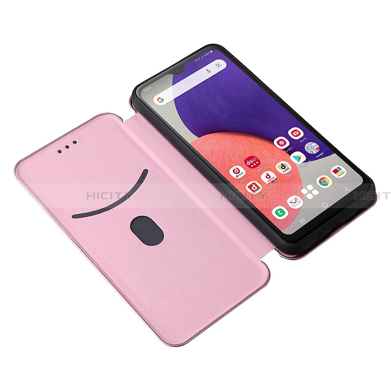 Funda de Cuero Cartera con Soporte Carcasa L04Z para Samsung Galaxy A22 5G SC-56B