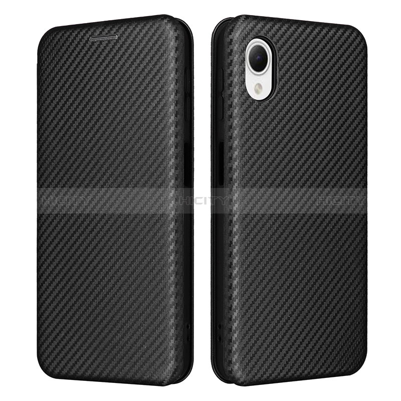 Funda de Cuero Cartera con Soporte Carcasa L04Z para Samsung Galaxy A23e 5G Negro