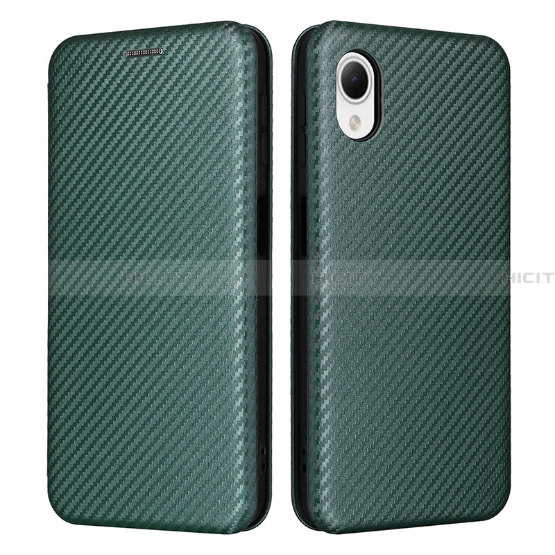 Funda de Cuero Cartera con Soporte Carcasa L04Z para Samsung Galaxy A23s Verde