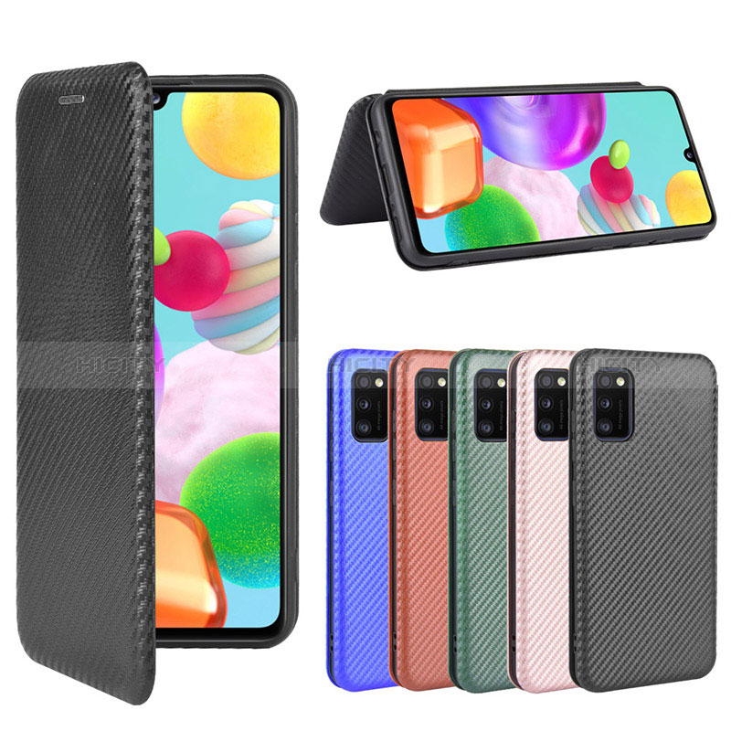 Funda de Cuero Cartera con Soporte Carcasa L04Z para Samsung Galaxy A41