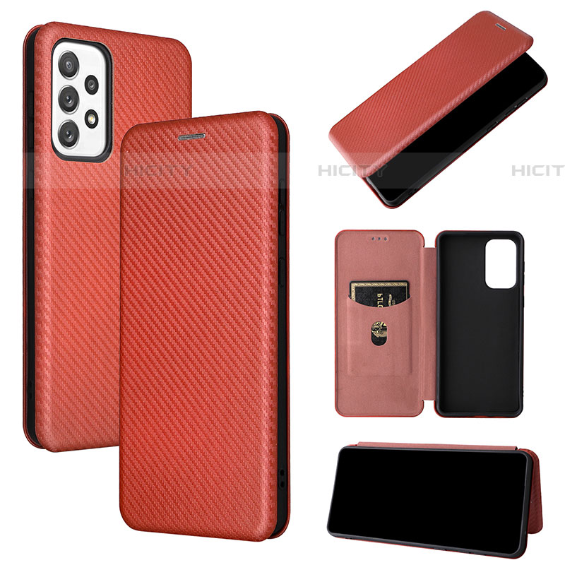 Funda de Cuero Cartera con Soporte Carcasa L04Z para Samsung Galaxy A73 5G