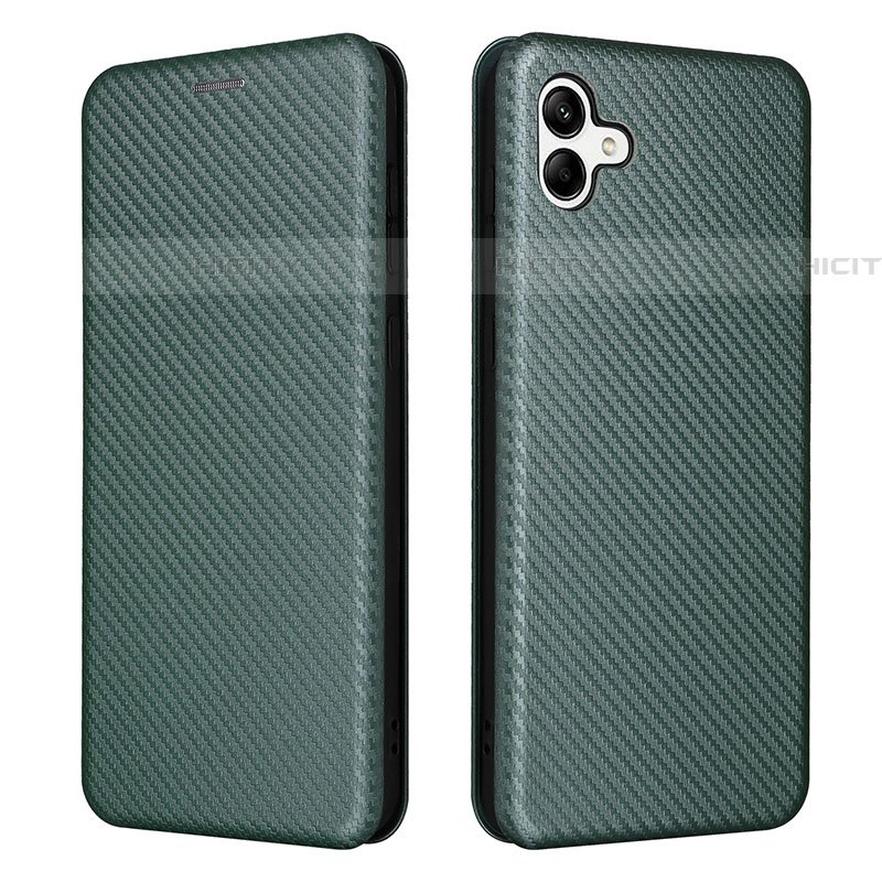 Funda de Cuero Cartera con Soporte Carcasa L04Z para Samsung Galaxy F14 5G Verde