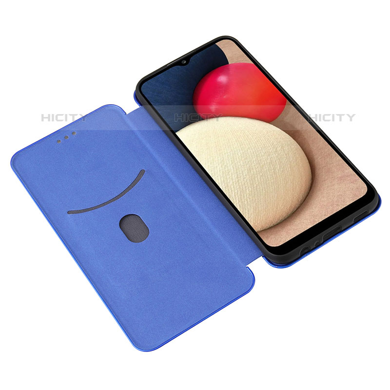 Funda de Cuero Cartera con Soporte Carcasa L04Z para Samsung Galaxy M02s