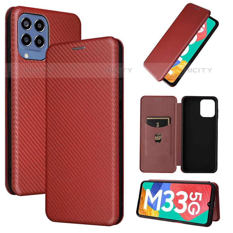 Funda de Cuero Cartera con Soporte Carcasa L04Z para Samsung Galaxy M33 5G