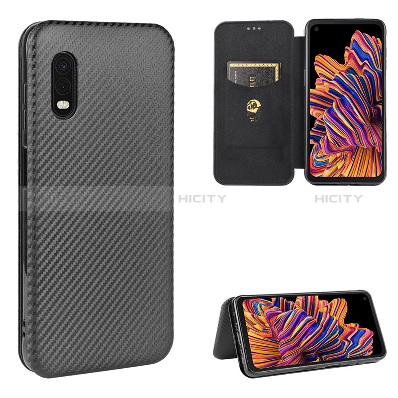 Funda de Cuero Cartera con Soporte Carcasa L04Z para Samsung Galaxy XCover Pro