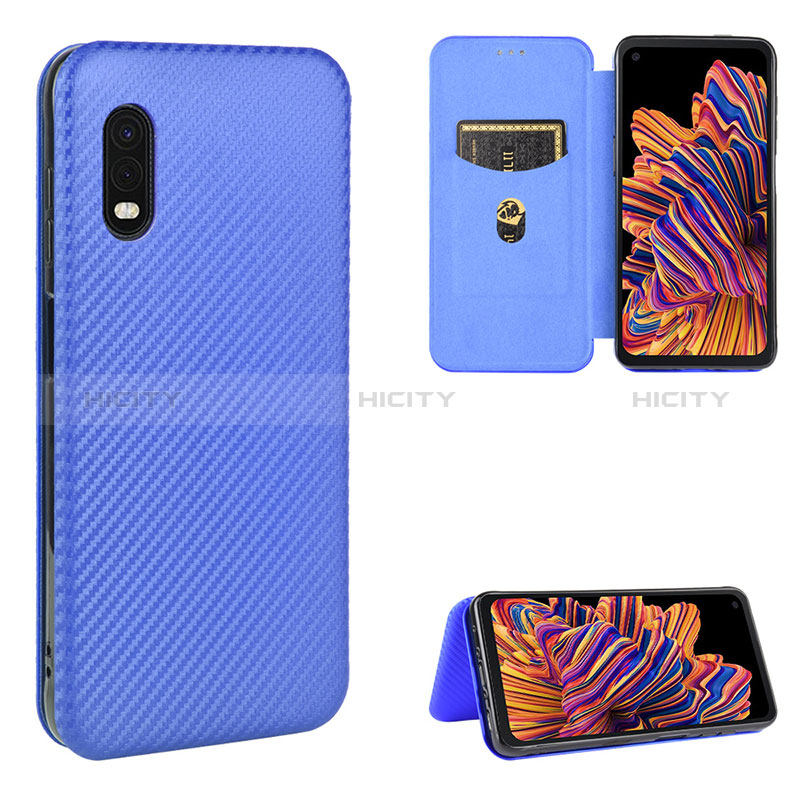 Funda de Cuero Cartera con Soporte Carcasa L04Z para Samsung Galaxy XCover Pro