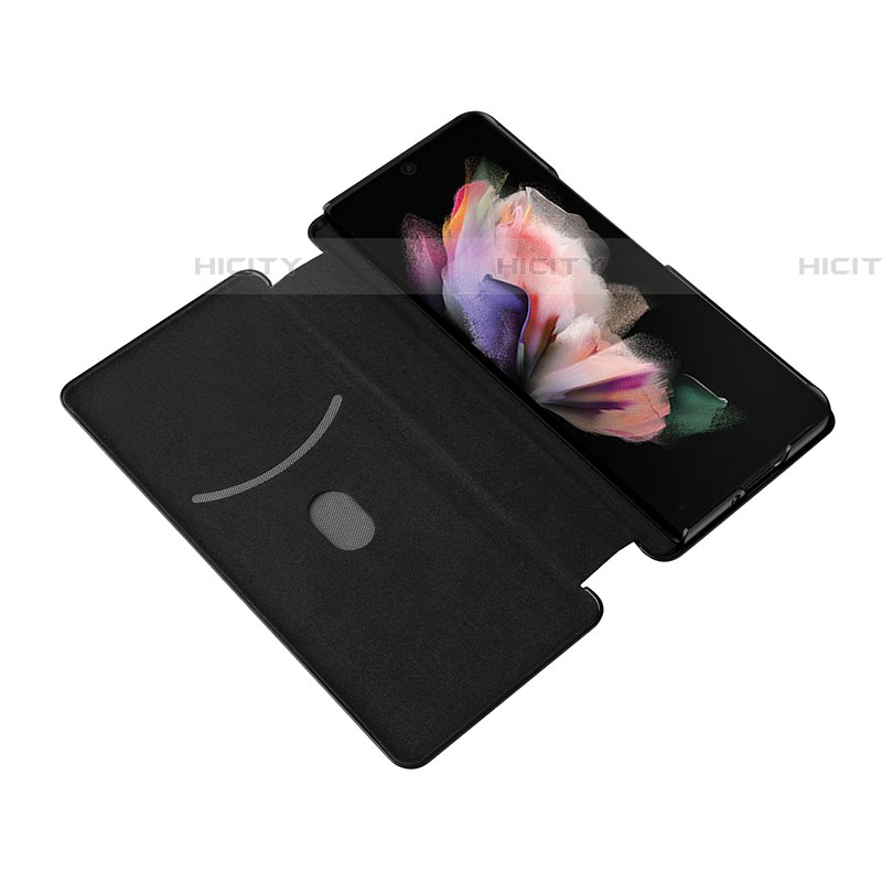 Funda de Cuero Cartera con Soporte Carcasa L04Z para Samsung Galaxy Z Fold4 5G