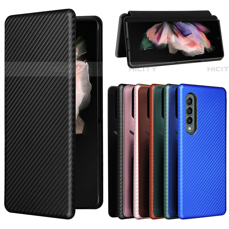 Funda de Cuero Cartera con Soporte Carcasa L04Z para Samsung Galaxy Z Fold4 5G