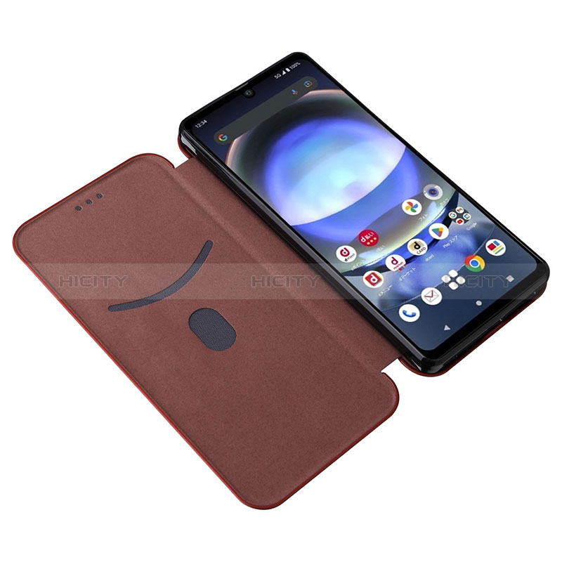 Funda de Cuero Cartera con Soporte Carcasa L04Z para Sharp Aquos R8