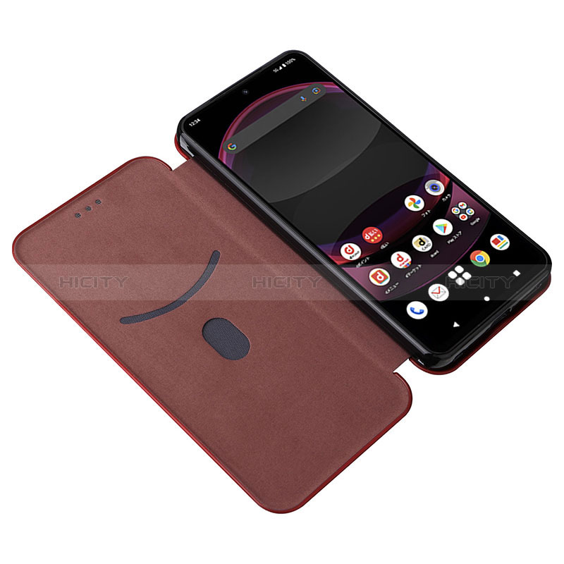 Funda de Cuero Cartera con Soporte Carcasa L04Z para Sharp Aquos R8 Pro