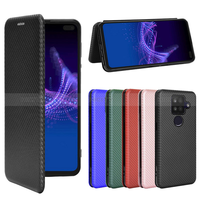 Funda de Cuero Cartera con Soporte Carcasa L04Z para Sharp Aquos Sense4 Plus