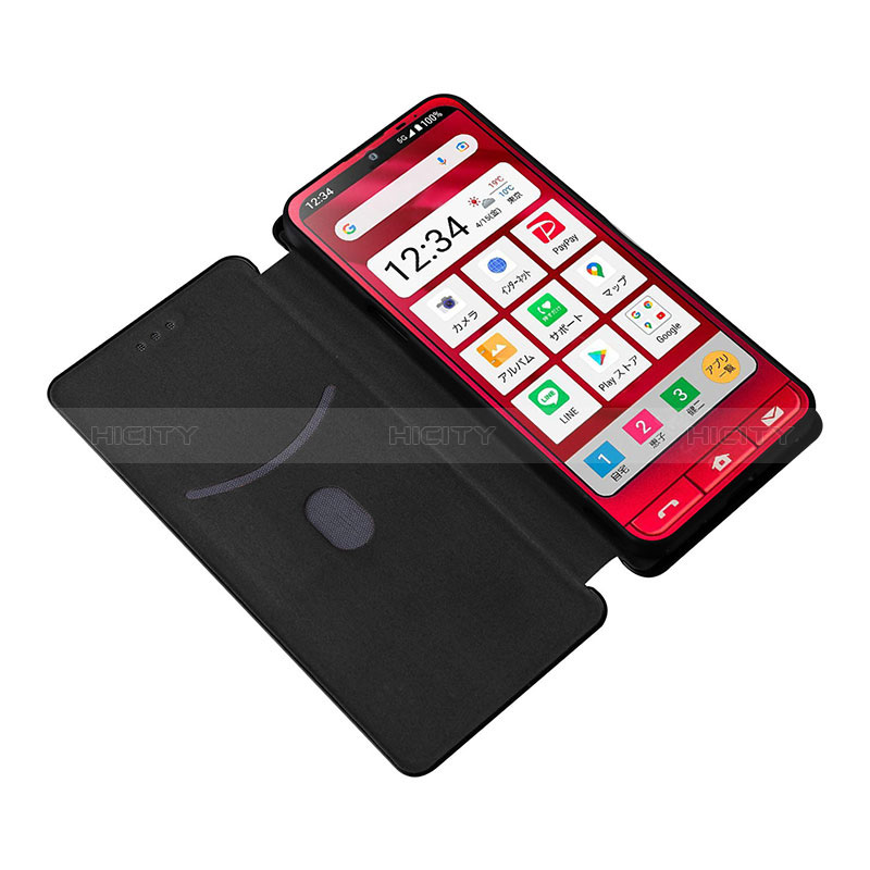 Funda de Cuero Cartera con Soporte Carcasa L04Z para Sharp Simple Sumaho 6