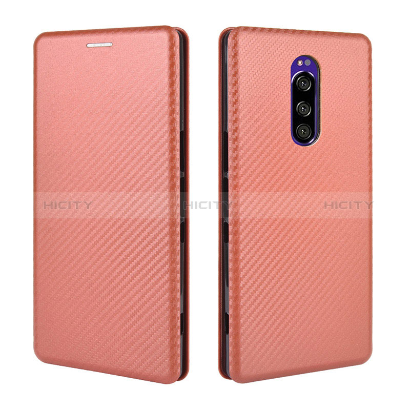 Funda de Cuero Cartera con Soporte Carcasa L04Z para Sony Xperia 1