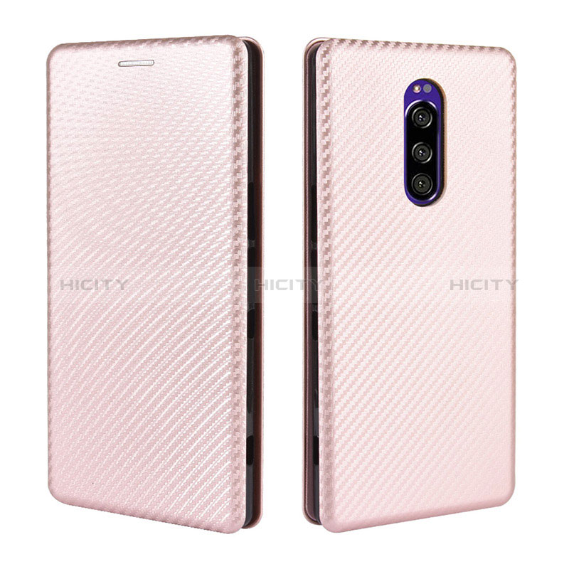 Funda de Cuero Cartera con Soporte Carcasa L04Z para Sony Xperia 1