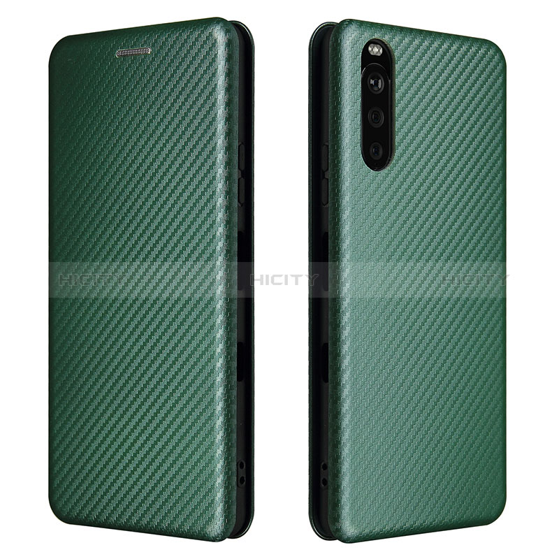 Funda de Cuero Cartera con Soporte Carcasa L04Z para Sony Xperia 10 III Lite