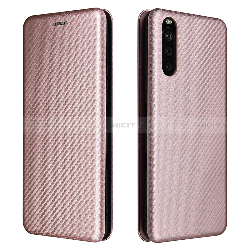 Funda de Cuero Cartera con Soporte Carcasa L04Z para Sony Xperia 10 III SO-52B