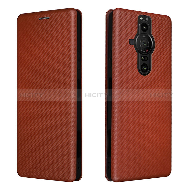 Funda de Cuero Cartera con Soporte Carcasa L04Z para Sony Xperia PRO-I