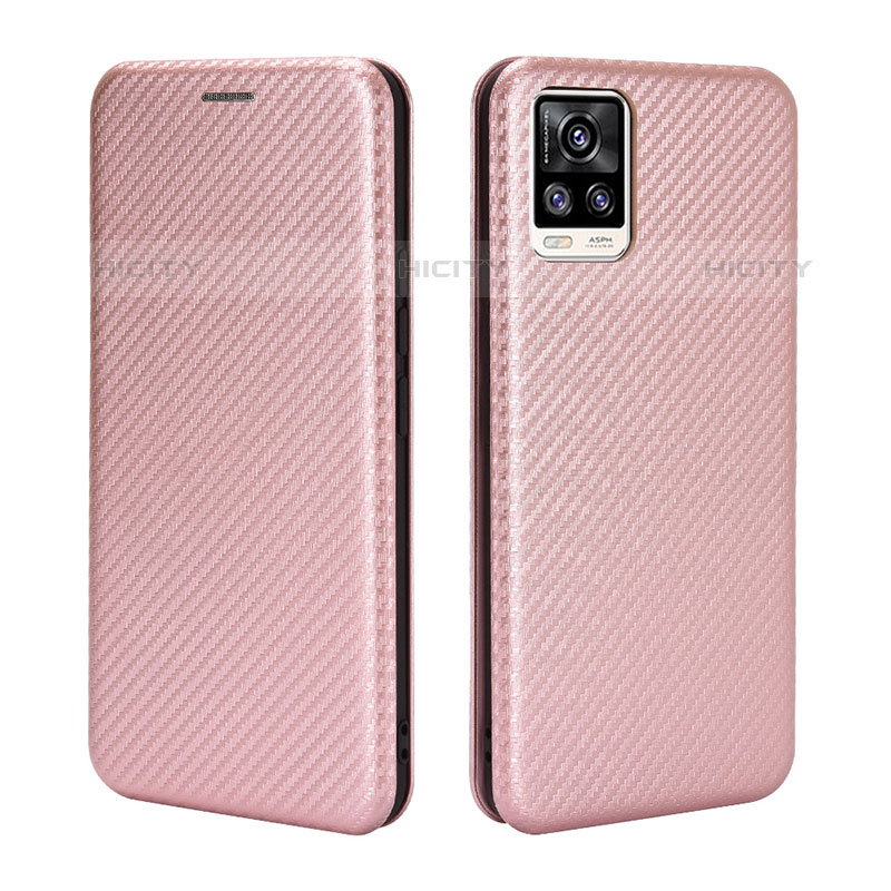 Funda de Cuero Cartera con Soporte Carcasa L04Z para Vivo V20 (2021)