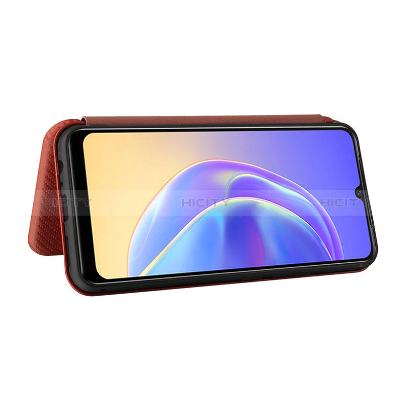 Funda de Cuero Cartera con Soporte Carcasa L04Z para Vivo V21e 4G