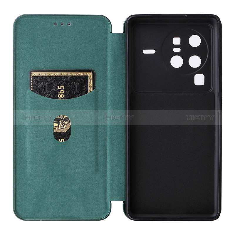 Funda de Cuero Cartera con Soporte Carcasa L04Z para Vivo X80 Pro 5G