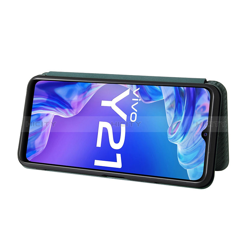 Funda de Cuero Cartera con Soporte Carcasa L04Z para Vivo Y32 4G