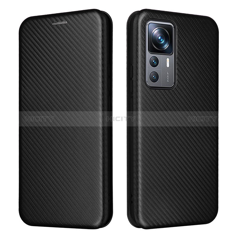 Funda de Cuero Cartera con Soporte Carcasa L04Z para Xiaomi Mi 12T Pro 5G Negro